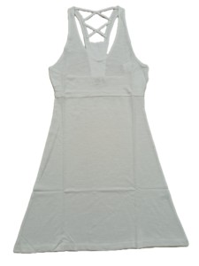 Débardeur décontracté pour femme, sans manches, col rond, couleur unie, 100% coton, teint en pièce - Product Image 2