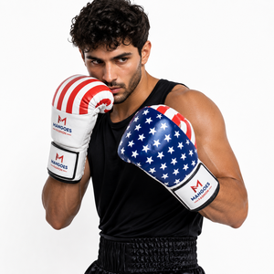 Guantes de Boxeo de Encaje MANGOES FASHION Personalizados al por Mayor, Profesionales para Entrenamiento de Combate, Antideslizantes, Transpirables, Ajustables, Unisex, Duraderos, de PU - Product Image 2