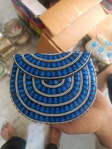 Bolso de mano decorativo con mosaico Kundan al por mayor para mujer, bolso de lujo para novia, boda, fiesta nocturna y lindos bolsos de mano. - Product Image 1