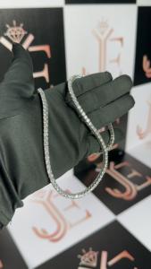 Collar de Cadena de Plata de Ley 925 con Diamantes de Moissanita Certificados por GRA, Joyería Hip Hop para Hombre y Mujer, Precio al por Mayor - Product Image 4