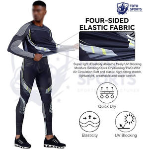 ชุดแรชการ์ดผู้ชายคุณภาพดีเยี่ยม ระบายอากาศได้ดี น้ำหนักเบา ทรงเข้ารูป แขนยาว ใส่สบาย ประสิทธิภาพสูง เหมาะสำหรับออกกำลังกาย - Product Image 5