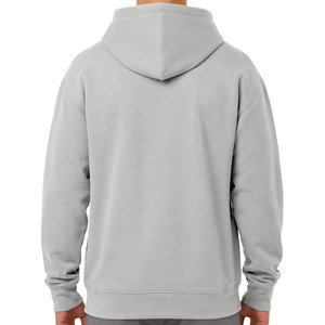 Sudadera Blanca para Hombre, Algodón French Terry, Corte Regular, Diseño con Bolsillo, Estampado Frontal, Ropa Casual de Otoño, Sudadera con Capucha - Product Image 4