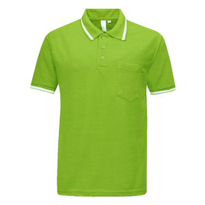 Chemise de golf classique personnalisée pour homme, tricotée en 100% coton, avec logo personnalisé, manches courtes décontractées - Product Image 5