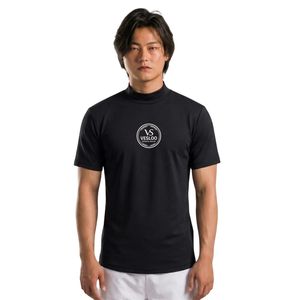 T-shirt de compression noir slim fit pour homme – Extensible, respirant, idéal pour la gym et l'entraînement – Vêtements de performance – Vente en gros OEM/ODM - Product Image 3