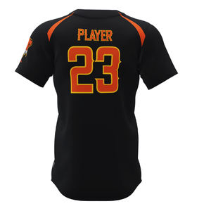 Factory Direct Supplier Customized Player Name Baseball Jersey For Men Own Team Sublimation Design Full Button Softball Shirt - Product Image 3