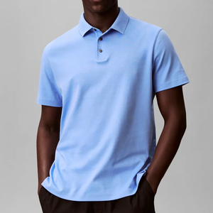 Vente en gros de chemises pour hommes en coton 100% tricoté, respirantes, personnalisables pour la promotion de marques d'entreprise - Product Image 1