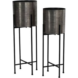 Macetero Metálico Moderno de Lujo con Soporte, Maceta de Hierro Dorado, Maceta Decorativa para Interiores, Decoración para Sala de Estar - Product Image 4