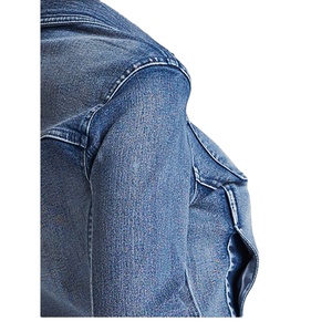 Dernière Collection : Veste en Jean Matelassée Décontractée à Manches Longues pour Femme, Élégante, avec Poches Tissées Personnalisées, Respirante, Écologique et Réversible - Product Image 6