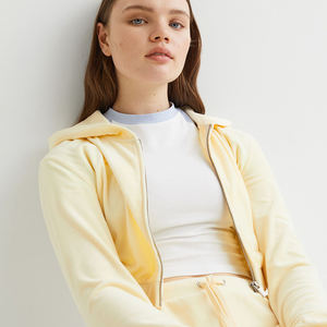 Wholesale High Quality Long Sleeves Tracksuit Cropped Logo Blank <b>Yoga</b> Crop Top Pullover <b>Sweatshirt</b> Custom Womens Hoodies - Product Image 4