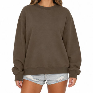 Novedad 2026 Sudadera para Mujer Tallas Grandes Estilo Urbano Casual Hombros Caídos Transpirable Ecológica Tejida - Product Image 1