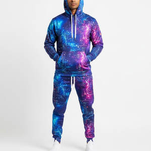 Ensemble de survêtement athlétique de haute qualité pour hommes, sublimation premium, tenue de sport confortable et stylée - Product Image 1