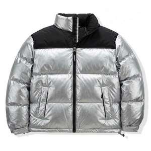 Chaqueta acolchada de invierno para hombre, de alta calidad, con cremallera larga, cuello alto, cálida, informal, holgada, para uso diario al aire libre. - Product Image 6