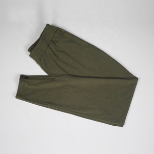 Joggers décontractés pour hommes en twill bleu clair délavé à l'acide, coupe droite, taille mi-haute, poches latérales élastiques, pour le printemps - Product Image 3