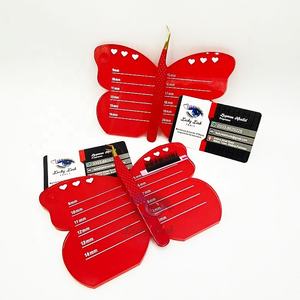 Bandeja de pestañas acrílica roja de mariposa personalizable BLT, etiqueta privada cuadrada, herramientas de extensión de pestañas al por mayor, diferentes cajas personalizadas - Product Image 4
