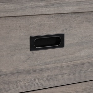 Muebles JY de diseño moderno de Vietnam, tocador de doble fregadero, mueble de baño, puerta corredera LED, acabado de melamina, espejo de carcasa de madera contrachapada - Product Image 4