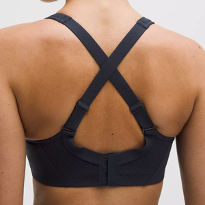 Women's Breathable High Support Simple Designer Sports Bra <b>Cross</b> Shoulder Gym Fitness Yoga Tank <b>Top</b> Workout Activewear Bra - Product Image 5