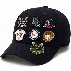 Wholesale Baseball Cap <b>Pins</b> | Vietnam Sedex Factory Direct | Low MOQ Zinc Alloy <b>Hat</b> Brim Metal Clip Badges - Product Image 1