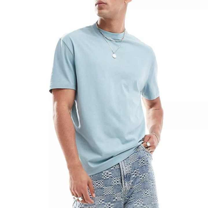 Camiseta de Algodón Moderna para Hombre, Casual, de Manga Corta, Holgada, Estilo Urbano, Moda de Verano, Proveedor de Fábrica OEM al por Mayor - Product Image 1