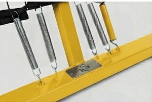 K1 Foldable Soccer Training <b>Rebounder</b> Net Metal Frame Yellow for Children All Seasons Use - Product Image 3