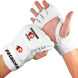 Top Quty Custom Made MMA Guantes Professional Fighter Shooter Guantes de cuero con diseño de logotipo personalizado Artículo superventas caliente - Product Image 3
