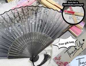 Handmade Wood Handicraft Folding <b>Fan</b> Painted Modern <b>Pink</b> Natural Shape Art Collectible Decor Gift Customizable - Product Image 5