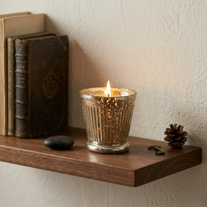 Portavelas de Cristal Plateado de Lujo para Velas de Té |   Acabado Mercury en Relieve, Tamaño Personalizado |   Elegantes Conjuntos de Decoración para el Hogar para Bodas y Fiestas - Product Image 2