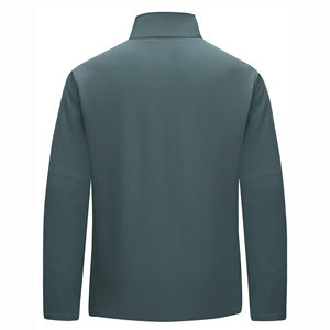 High Demand Men’s Softshell Jacket Breathable Front Zipper Adjustable Drawcord Hem With Stand Up Collar Men's Softshell Jacket - Product Image 2