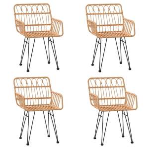 Conjunto de Comedor de Jardín de Acero Negro Resistente, Muebles de Patio Medianos - Product Image 4