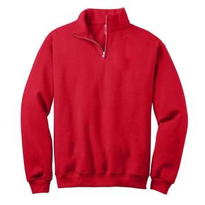 Sweat-shirt polaire pour homme, col montant, demi-zip, manches longues - Product Image 5