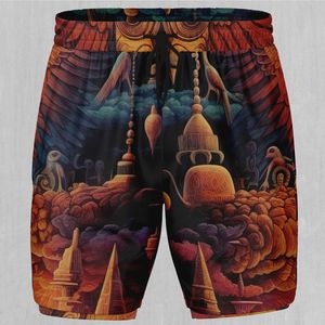 Pantalones Cortos Casuales para Hombre, Diseño Elegante, 100% Poliéster, Etiqueta Personalizada, Patrón Sólido, Secado Rápido, Sublimación, Material Tejido Transpirable - Product Image 5