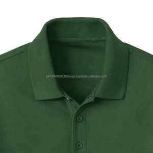 Nouveauté T-shirt polo pour homme grande taille à séchage rapide, design unique avec motif uni en tissu toile - Product Image 2