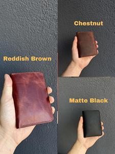 Porte-cartes en cuir véritable de qualité supérieure, blocage RFID, étui pour cartes de crédit, logo personnalisé, portefeuille d'affaires pour homme LNCR-0029C - Product Image 6