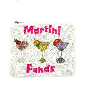 Monedero de Lujo Hecho a Mano con Bordado de Cuentas, Cartera Elegante con Cremallera y Bordado Intrincado de Cuentas - Product Image 3
