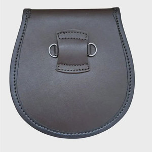 Sporran écossais traditionnel en cuir semi-formel avec ceinture à chaîne, personnalisable OEM ODM - Product Image 2