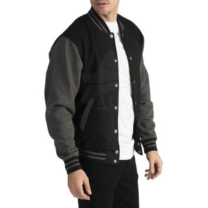 เสื้อแจ็คเก็ตเลตเตอร์แมนผู้ชาย ติดกระดุม สไตล์ลำลอง แฟชั่นสตรีทแวร์ เสื้อแจ็คเก็ตเลตเตอร์แมนผู้ชาย เสื้อคลุมสำหรับใส่ทุกวัน ลุคเท่ห์สไตล์คนเมือง - Product Image 4