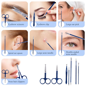 2026 Customized Manicure Kit <b>Nail</b> Tools <b>Set</b> Of 7 Pieces With <b>Nail</b> Nipper Clipper Tweezer Cuticle Scissors Manicure Kit - Product Image 5