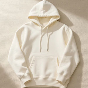 Sudadera con Capucha de Algodón, Sudadera de Color Sólido a la Moda, Sudadera de Moda para Otoño e Invierno, Ideal para Salir - Product Image 1