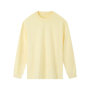 Sweat-shirt unisexe délavé à l'acide, coupe oversize, col rond, style streetwear, impression de logo personnalisée, fabricant - Product Image 1