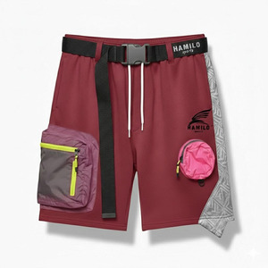 2024 Men's Casual Cotton Shorts Lightweight Breathable Solid Pattern Best Selling Loose Fit Design <b>Elastic</b> Waist Closure Digital - Product Image 5