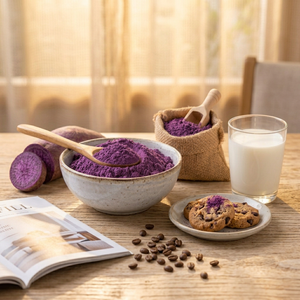 Poudre d'igname violette Ube de qualité supérieure, farine naturelle lyophilisée de qualité alimentaire pour pâtisserie, garniture de dessert, 1 kg - Product Image 2