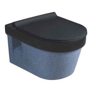 Numero rústico negro barato de Color América del Norte cuarto de baño de cerámica sanitaria monobloque una pieza de amigo Color hecho en la India - Product Image 6