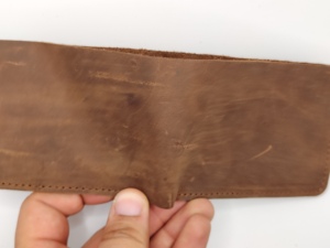Men's Premium Durable Card Holders Minimalist Custom Logo Genuine Leather <b>Wallets</b> <b>RFID</b> Multi-Card Slots Short Slim Silk Lining - Product Image 4