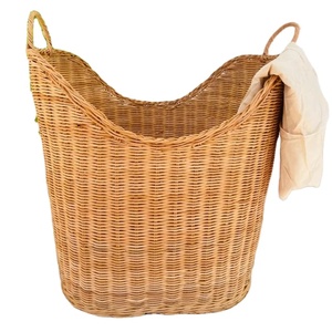 Produit écologique Design vintage fait à la main en gros rotin tissage panier de rangement du Vietnam 99GD - Product Image 1