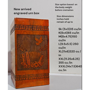 Custom Engraved Wooden Resin Urn <b>Box</b>: <b>Pet</b>/Human <b>Memorial</b> Keepsake urn <b>Memorial</b> Keepsake by AYAANS - Product Image 3