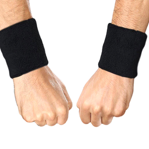 สายรัดข้อมือกีฬา ราคาถูก MOQ ต่ำ รับทำโลโก้ ผ้าฝ้าย 100% แห้งเร็ว ระบายอากาศดี ป้องกันอย่างมืออาชีพ รับผลิตแบบ OEM ODM - Product Image 4
