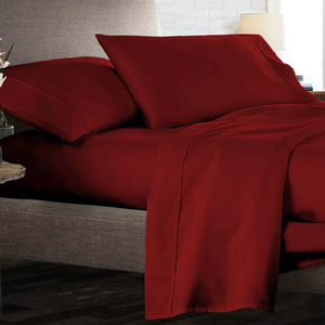 Drap de lit King Size 100% coton, norme d'exportation indienne – Finition ultra douce, tissage durable, hygiénique, literie confortable pour la maison. - Product Image 1