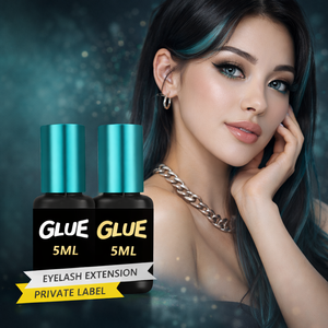 Colle pour extensions de cils 5 ml la plus vendue pour les yeux sensibles – Adhésif professionnel à faible émission de vapeurs, marque privée OEM ODM - Product Image 1