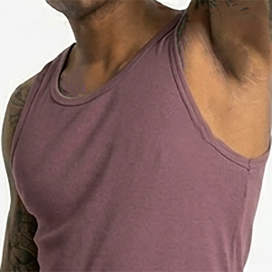 Débardeur Homme Séchage Rapide 100% Polyester Coupe Slim Col Rond pour Entraînement, Gym, Fitness, Musculation - Personnalisable Décontracté Été - Product Image 3