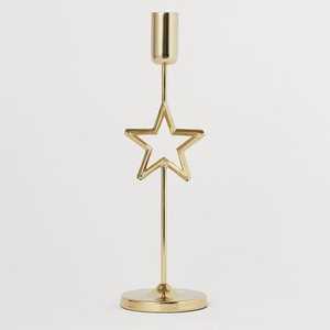 Decorative <b>Gold</b> Finish Brass <b>Candelabra</b> with Three Arms Durable Design for Home Decoration Candle Stand Religious Festival - Product Image 6
