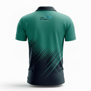 Mens Pickleball Polo Shirt Competitive 4.0+ Player Model Breathable Quick Dry Short Sleeve Sports Jersey Custom Print OEM ODM - Product Image 3